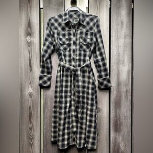 Lucky & Blessed Plaid Long Sleeve Dress